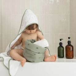 Lot de 2 capes de bain Ours (70 x 70 cm)