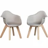 Lot de 2 chaises enfant Argile