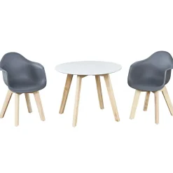 Lot de 2 chaises enfant Grey
