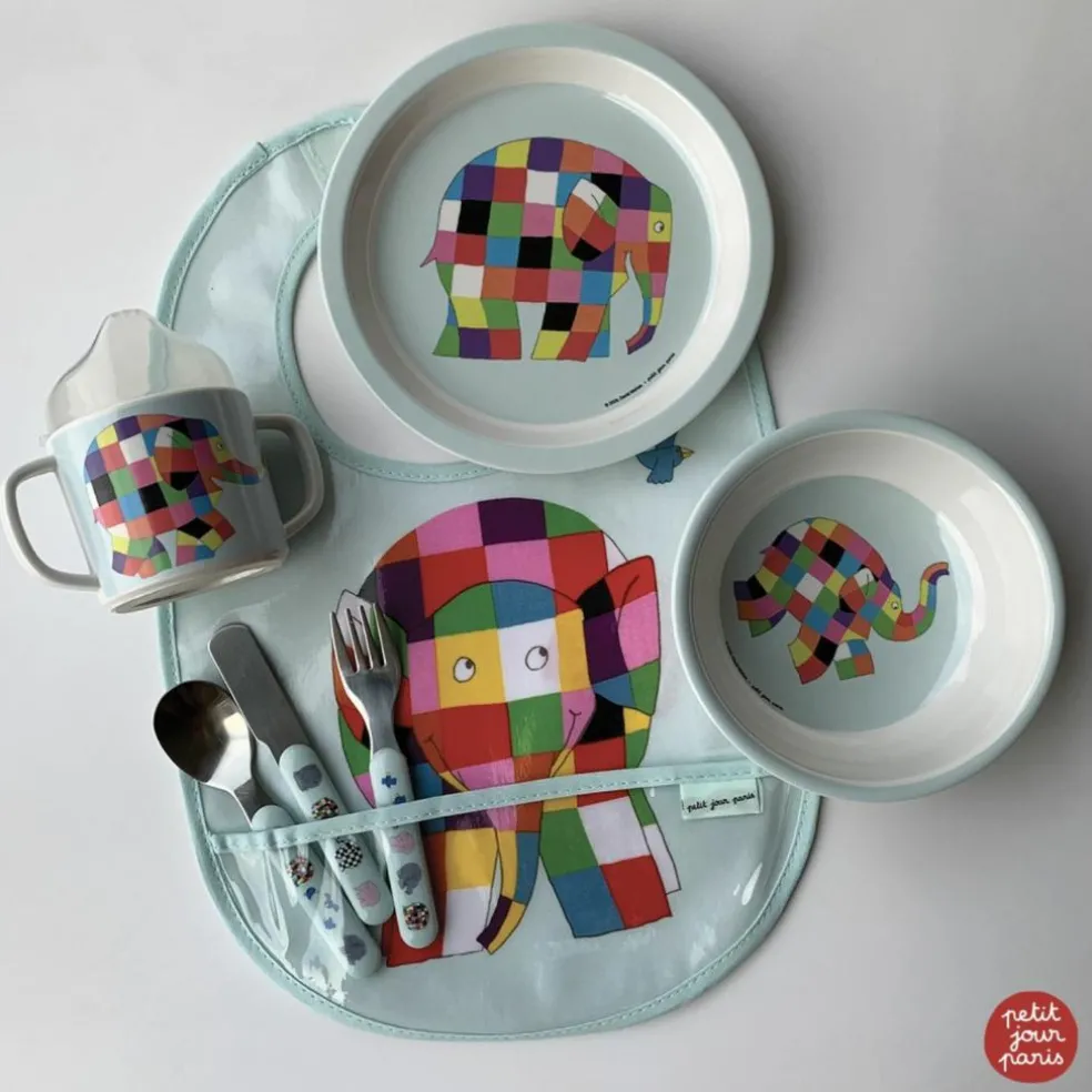 Lot de 3 couverts Elmer