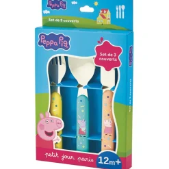 Lot de 3 couverts Peppa Pig
