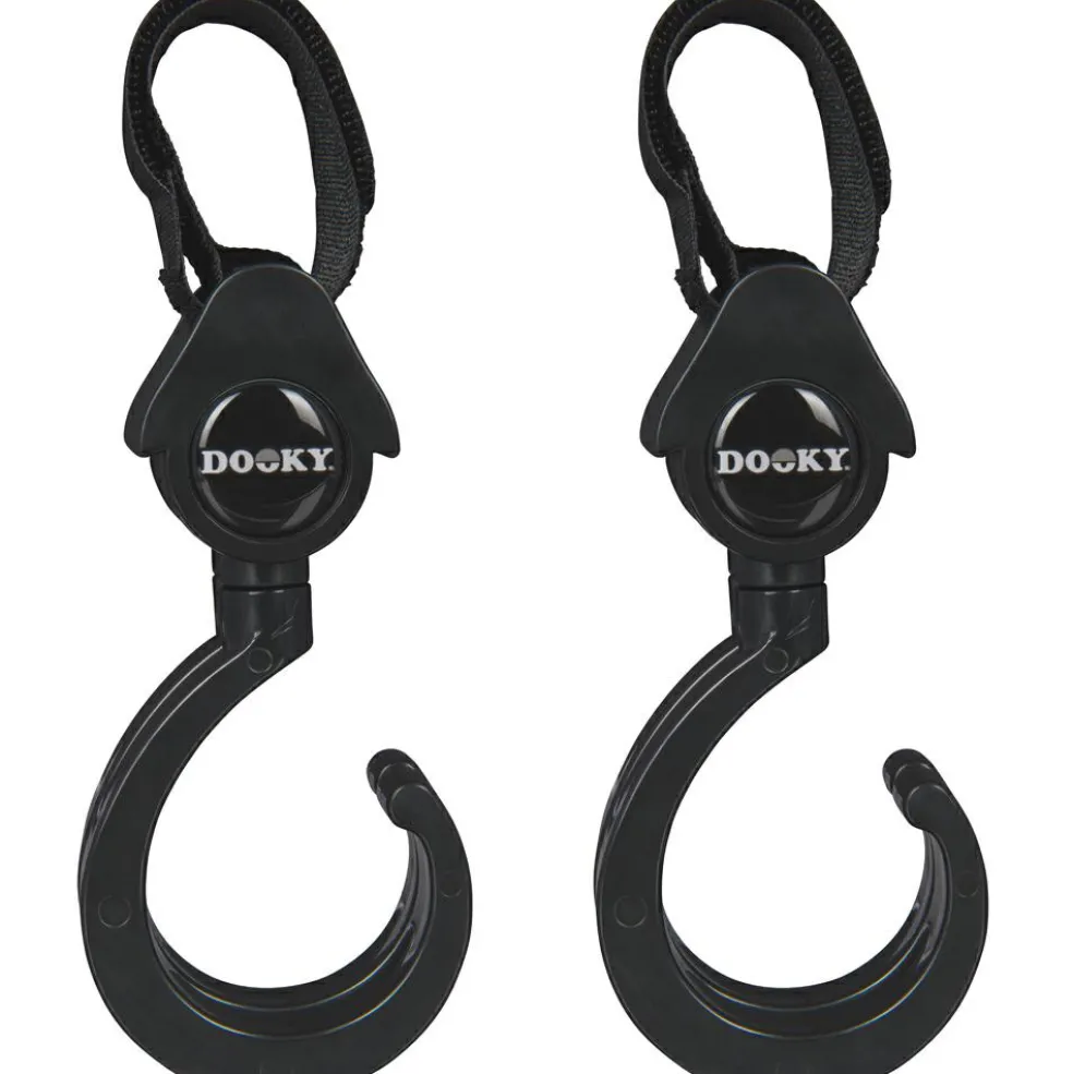 Lot de 2 crochets 360° pour poussette