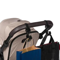 Lot de 2 crochets 360° pour poussette