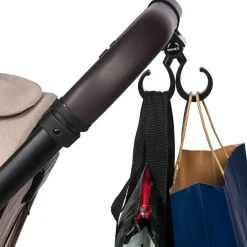 Lot de 2 crochets 360° pour poussette