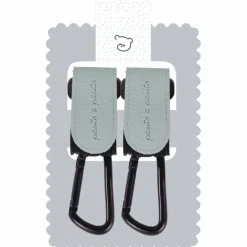 Lot de 2 crochets pour poussette Icon Vert