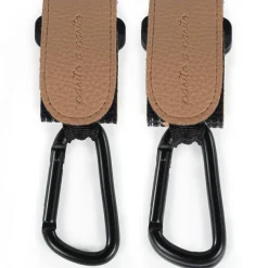 Lot de 2 crochets pour poussette Icon Caramel