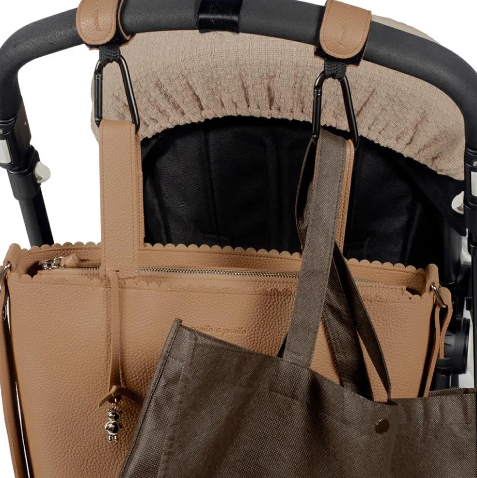 Lot de 2 crochets pour poussette Icon Caramel