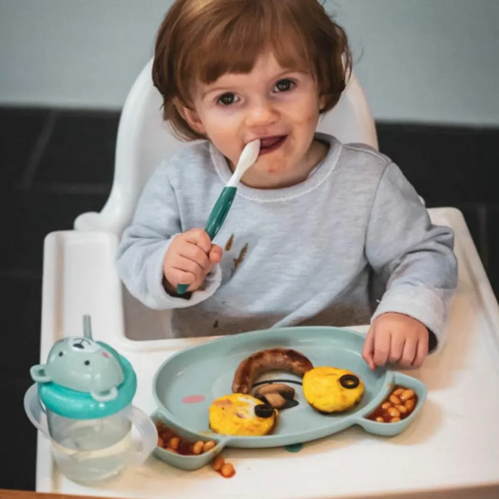 Lot de 3 cuillères à double embout Ourson