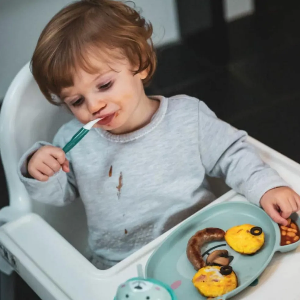 Lot de 3 cuillères à double embout Ourson