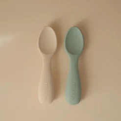 Lot de 2 cuillères bébé Blue-Shifting sand