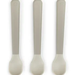 Lot de 3 cuillères bébé Easy-grip sable