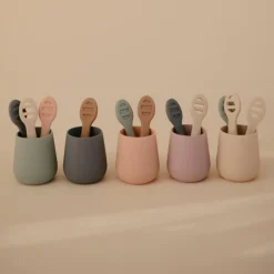 Lot de 2 cuillères d'apprentissage Natural-Shifting Sand