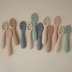 Lot de 2 cuillères d'apprentissage Natural-Shifting Sand