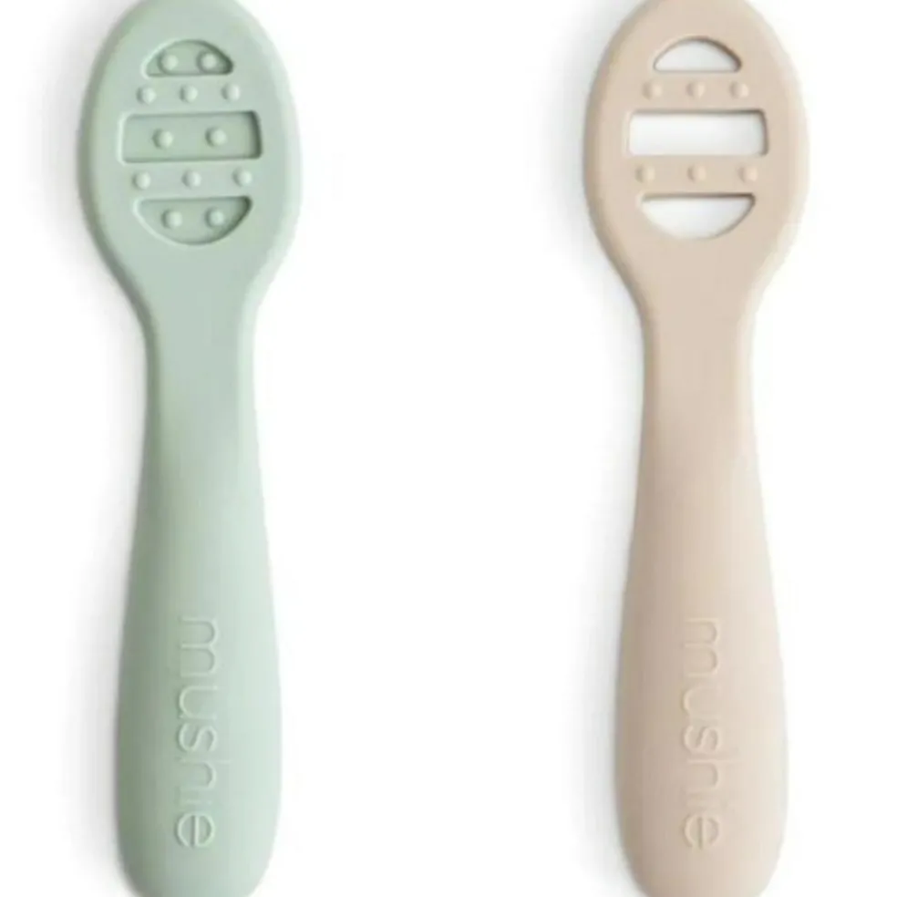 Lot de 2 cuillères d'apprentissage Cambridge Blue-Shifting Sand