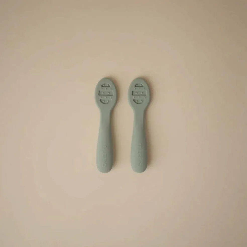 Lot de 2 cuillères d'apprentissage Cambridge Blue-Shifting Sand