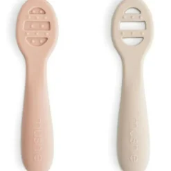 Lot de 2 cuillères d'apprentissage Blush-Shifting Sand