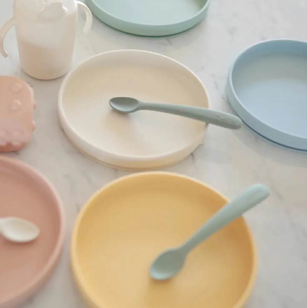 Lot de 2 cuillères en silicone Powder Blue