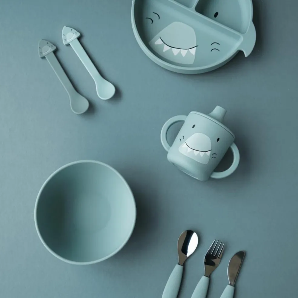 Lot de 2 cuillères en silicone Mr. Shark