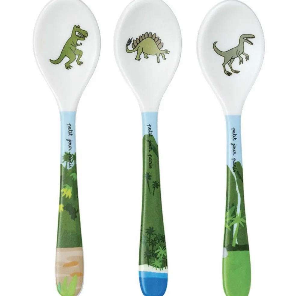 Lot de 3 cuillères Les Dinosaures