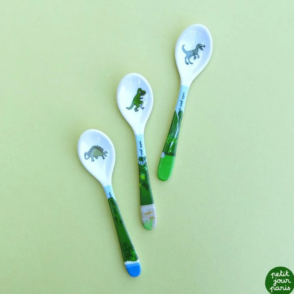 Lot de 3 cuillères Les Dinosaures