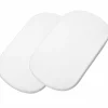 Lot de 2 draps housse pour berceau cododo Iora blanc