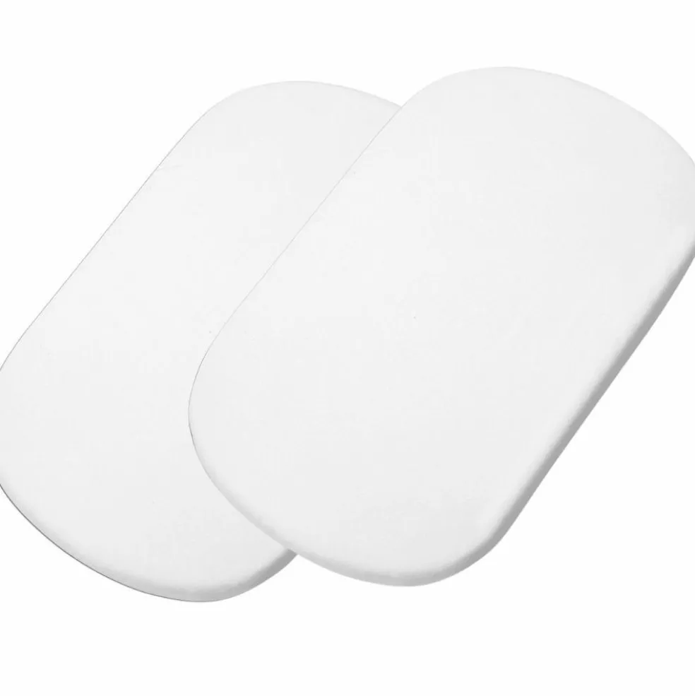 Lot de 2 draps housse pour berceau cododo Iora blanc