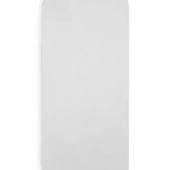 Lot de 2 draps housses de berceau blancs (40 x 80 cm)