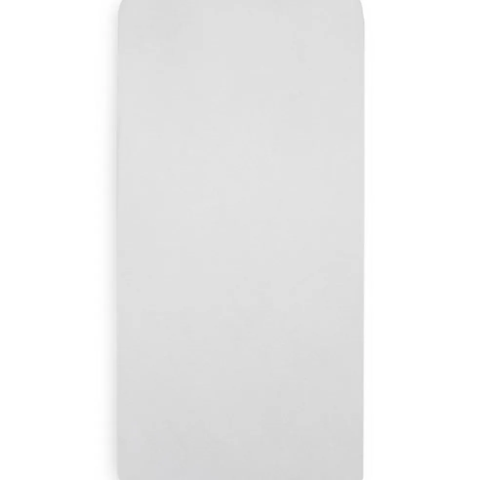 Lot de 2 draps housses de berceau blancs (40 x 80 cm)