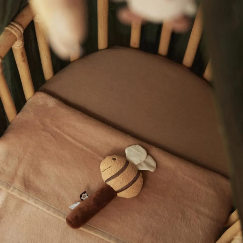 Lot de 2 draps housses de berceau Biscuit (40 x 80 cm)