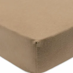 Lot de 2 draps housses en jersey Sea Green-Biscuit (40 x 80 cm)