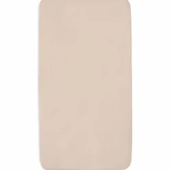 Lot de 2 draps housses en jersey Wild Rose-Biscuit (60 x 120 cm)