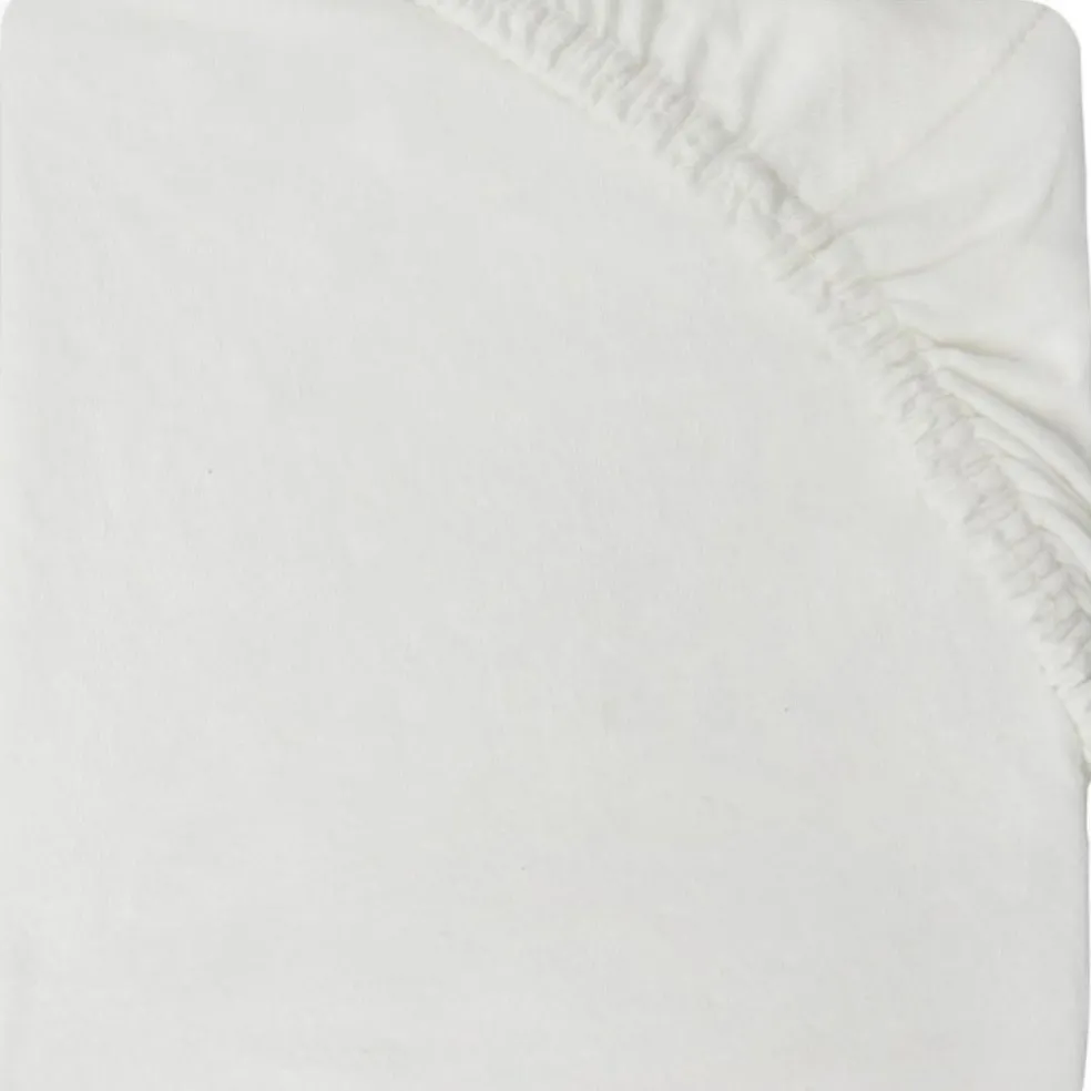 Lot de 2 draps housses en coton Ivory-Nougat (60 x 120 cm)