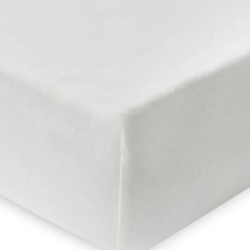 Lot de 2 draps housses en coton Ivory-Nougat (60 x 120 cm)