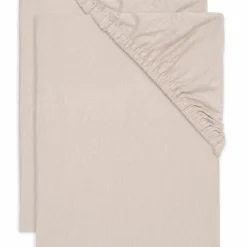 Lot de 2 draps housses en jersey Wild Rose (60 x 120 cm)