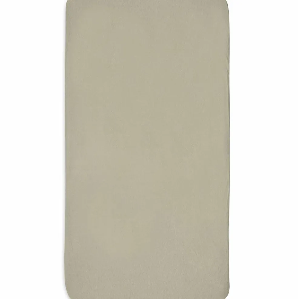 Lot de 2 draps housses en jersey Olive Green (40 x 80 cm)