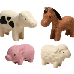 Lot de 4 figurines animaux de la ferme
