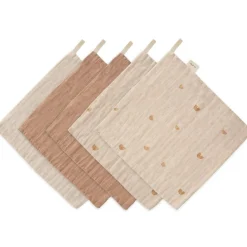 Lot de 5 gants de toilette Rainbow Blue