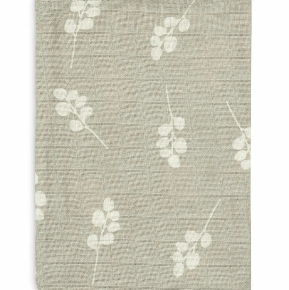 Lot de 3 gants de toilette en gaze de coton Twig Olive Green