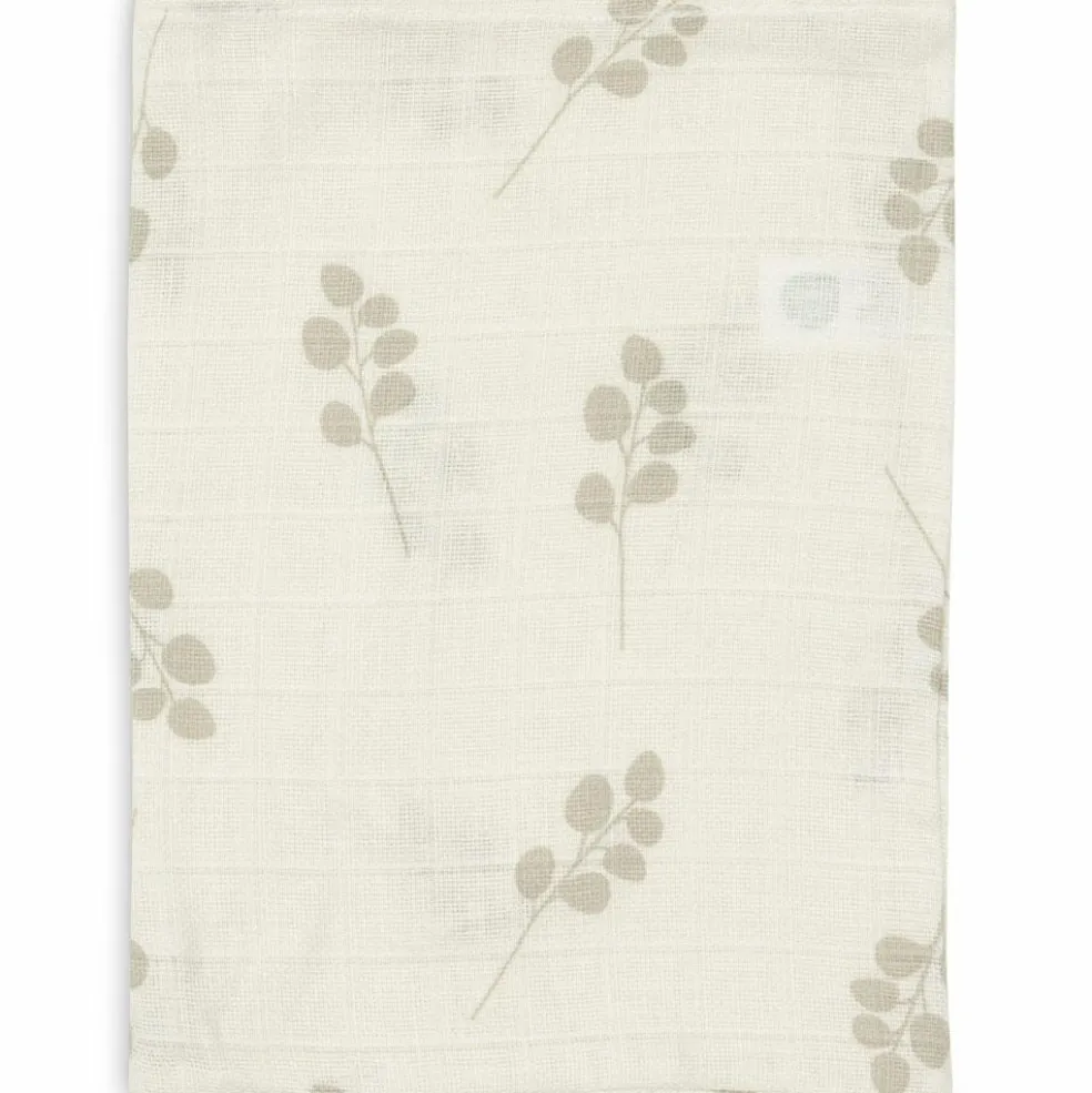 Lot de 3 gants de toilette en gaze de coton Twig Olive Green