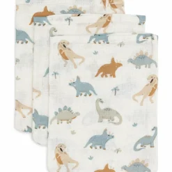 Lot de 3 gants de toilette en gaze de coton Roarsome