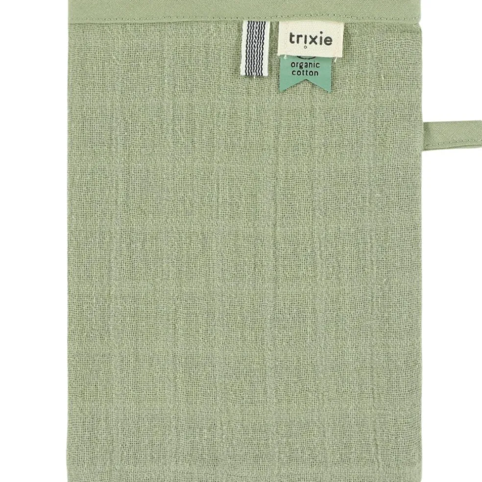 Lot de 3 gants de toilette en mousseline Daring Dino