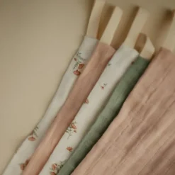 Lot de 5 gants de toilette Pink Flowers