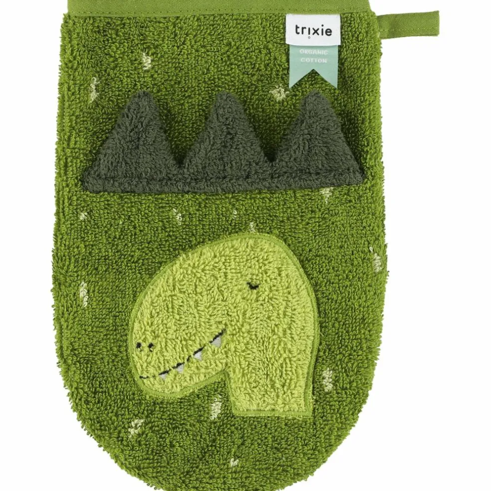 Lot de 2 gants de toilette Mr. Dino et Mrs. Elephant