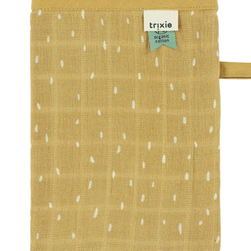 Lot de 3 gants de toilette en mousseline Lively Lion