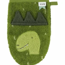 Lot de 2 gants de toilette Mr. Shark et Mr. Dino