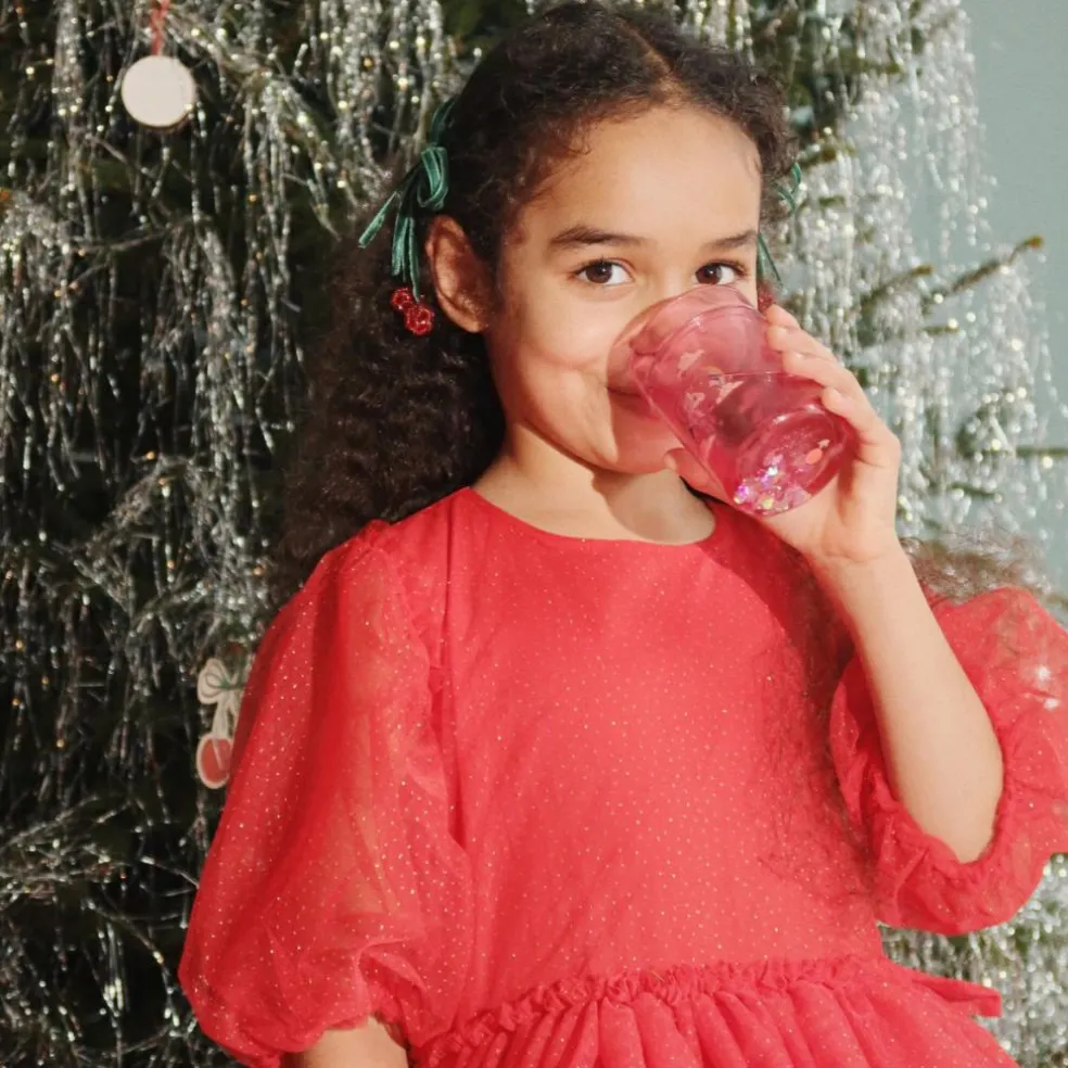 Lot de 2 gobelets à paillettes Licorne