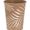 Lot de 8 gobelets en carton Tropi Chic palmier
