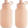 Lot de 2 gourdes alimentaires Blush