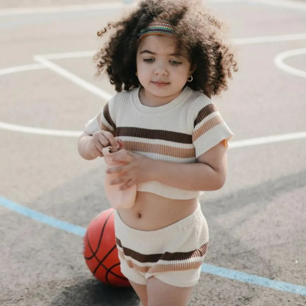 Lot de 2 gourdes alimentaires Blush