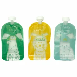 Lot de 15 gourdes réutilisables (150 ml)